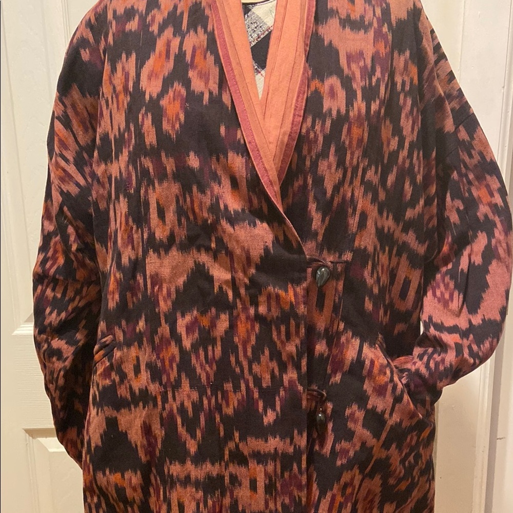 Vintage 80s IKAT Women's Jacket